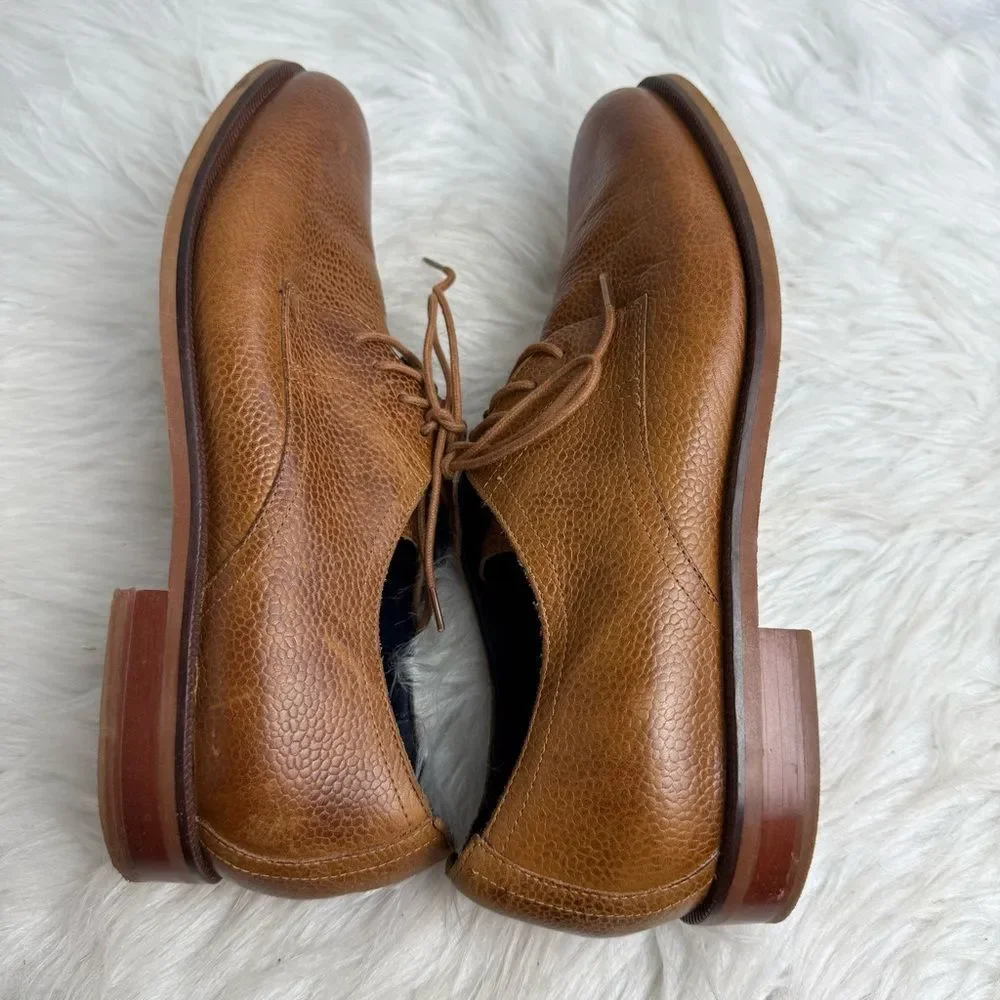 Cole Haan Carter‎ Cuoio Leather Plain Oxfords Dress